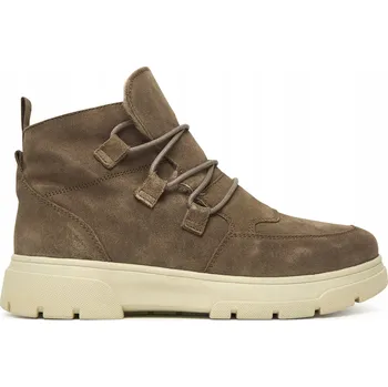 Dámské kozačky Caprice kozačky Dk Taupe Suede 367 9-26255-45