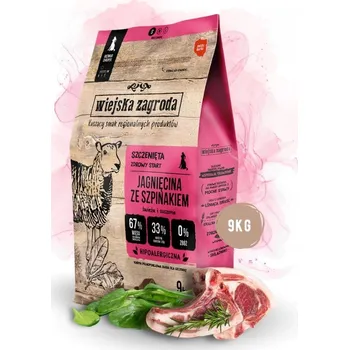 Krmivo pro psa Wiejska Zagroda suché krmivo krmivo jehněčí maso 9 kg