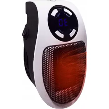 Přímotop Keramický elektrický ohřívač bílý 500 W s dálkovým ovládáním a programátorem