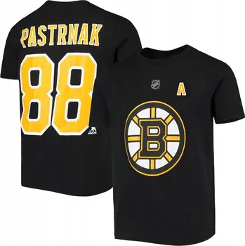 Chlapecké tričko Dětské tričko David Pastrňák Boston Bruins NHL Flat Alt.Captains N&N Tee Ve