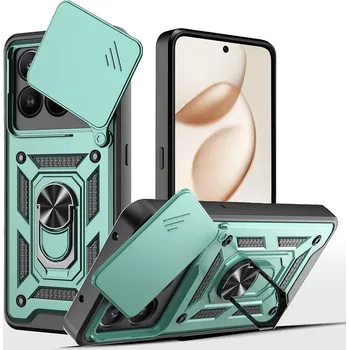 Pouzdro na mobilní telefon Techsuit - Řada CamShield - Honor X7d 4G - zelená