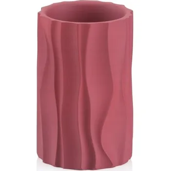 KELA Hrnek Merida polyresin malinový červený 10,5cm 7,0cm