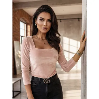 Dámské tričko Dámské tričko VSB HELA VELUR v růžové barvě, VELIKOST XS