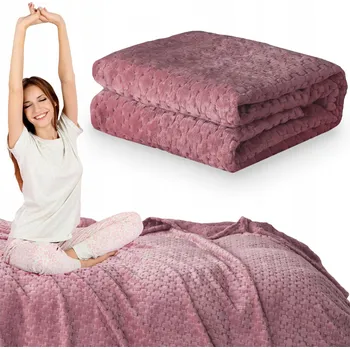 Přehoz na lůžko Deka 200x220 Přehoz na postel rohovou sedačku pohovku MIKROVLÁKNO plyšová Gediz