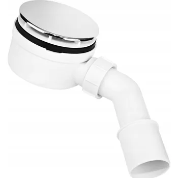 Sifon McAlpine Sifon sprchové vaničky nízký, výška 60 mm s odtokem 40/50 mm, otvor 90 mm