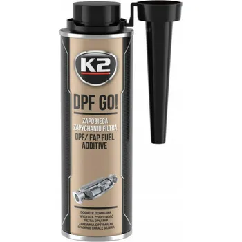 aditivum K2 DPF GO! přísada pro ochranu filtru DPF, FAP, zabraňuje ucpávání, 250 ml