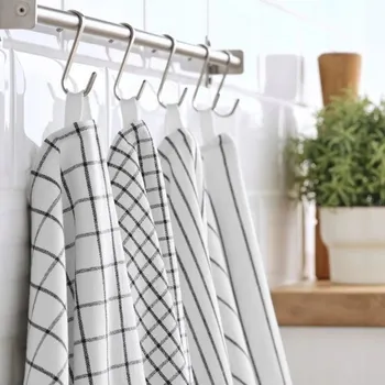 Utěrka Ikea Kuchyňské utěrky bavlněné 45x60cm 4ks Rinnig bílé