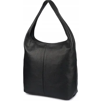 Kabelka Beltimore kabelka z pravé kůže černá