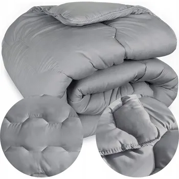 přikrývka PŘIKRÝVKA 180x200 antialergická celoroční TEPLÁ prošívaná ŠEDÁ Kaja