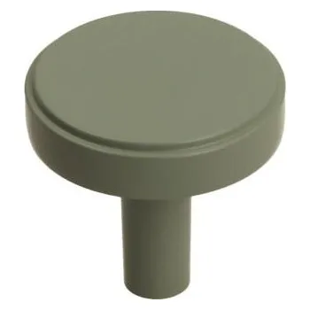 Nábytkové kování Nábytková úchytka GU18-R105 ZELEŇ EUKALYPTUS průměr 30 mm
