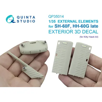 Plastikový model Quinta studio 1/35 SH-60F, HH-60G late Extern.elements (KITTYH)