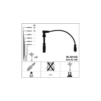 Zapalovací kabel Sada kabelů pro zapalování NGK RC-AD1102 - AUDI, VW