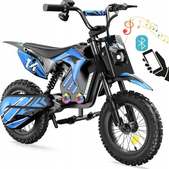 Elektrokoloběžka MINI MOTOCYKL PRO DĚTI Elektrická dětská motorka LED 500W 22km do 80KG