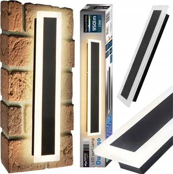 Nástěnné svítidlo Zahradní nástěnné svítidlo Masterled bílé, černé, integrovaný LED zdroj 19 W