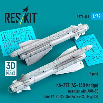 Plastikový model Reskit 1/72 Kh-29T (AS-14B Kedge) missiles w/ AKU-58 (2x)