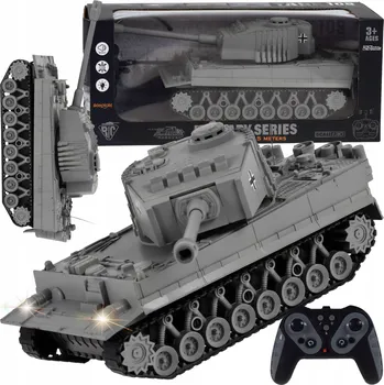 RC model auta Dálkově Ovládaný Tank Tiger RC 1:28 se Světelnými a Zvukovými Efekty