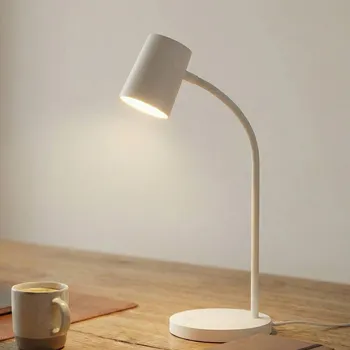 Lampička Stolní lampa OSRAM Office Line Desk Trapezium, bílá, GU10 - Stínidlo na lampu – průměr 7 cm, výška 9,2 cm; průměr podstavce 14,2 cm 1 x 9 W LED