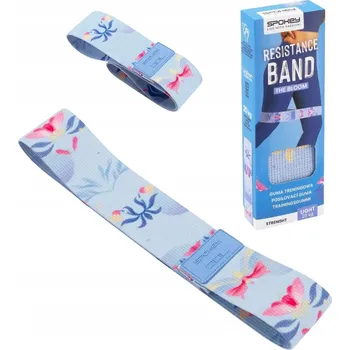 Odporová guma na cvičení, fitness páska LIGHT Spokey THE BLOOM