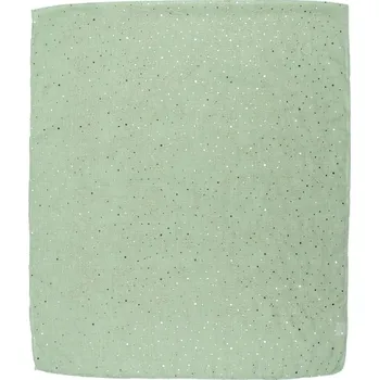 Šála Dámská šála s výšivkou a flitry E-09542 barva: zelená-mint