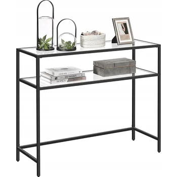 Konferenční stolek Konzolový Stolek Songmics černá matná 100 x 80 x 35 cm