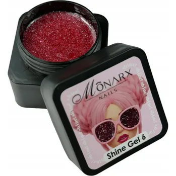 Lak na nehty MONARX Stavební GEL na nehty SHINE 6 15 ml.
