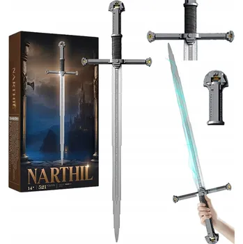 ostatní stavebnice LEGENDÁRNÍ MEČ COSPLAY STAVEBNICE STAVEBNICE DEKORACE 28 CM ABS