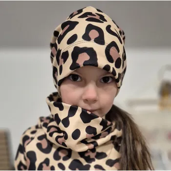Nákrčník Flísový nákrčník Yháček, Leopard