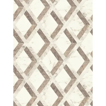 Tapeta A.S. Création | Vliesová tapeta na zeď Versace 6 79133-4 | 0,53 x 10,05 m | bílá, krémová, šedá, béžová + Bílá, krémová, šedá, béžová vliesová tapeta na stěnu 791334 v rozměru 0,53 x 10,05 m