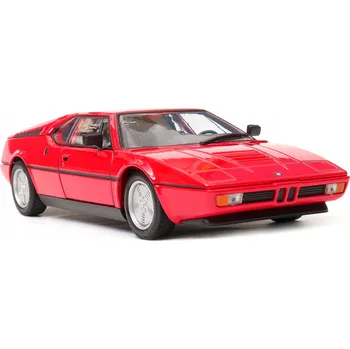 autíčko Kovové autíčko do kolekce BMW M1 v měřítku 1:24 WELLY Nex červené