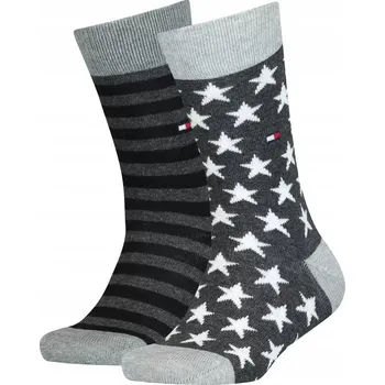 Dámské ponožky Ponožky s hvězdičkami TOMMY HILFIGER 100000816 200 (2-Pak) 27/30