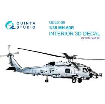 Plastikový model Quinta studio 1/35 MH-60R Seahawk 3D-Print&col.Inter. (KITTYH)