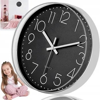 Hodiny Nástěnné hodiny Bedee černé 30 cm