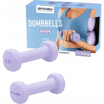 Sada vinylových činek Spokey SHAPE 2x 0,5 kg