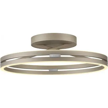 PAUL NEUHAUS LED stropní svítidlo PURE Loop, bronzová, stmívatelné, dálkový ovladač 2200-5000K