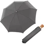 DOPPLER MANUFAKTUR Bellino Nickel matt Oxford - plně automatický luxusní deštník šedá 34240NM-618-4