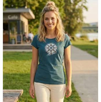 Dámské tričko Dámské triko ALTISPORT ALW028122 PETROLEJOVÁ XS