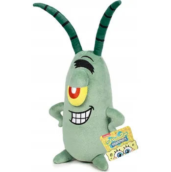 plyšák ORIGINÁLNÍ PLYŠOVÁ HRAČKA PLANKTON 33 CM Z POHÁDKY SPONGEBOB MĚKKÝ PLYŠÁK