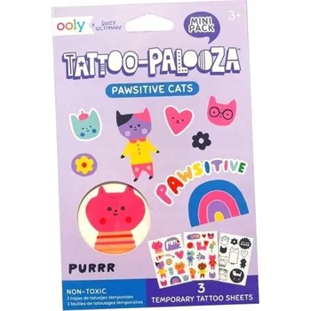 Tetování Smyvatelné mini tetování Ooly - Kočky