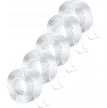 Lepicí páska OBOUSTRANNÁ NANO PÁSKA PRŮHLEDNÁ 5 ks