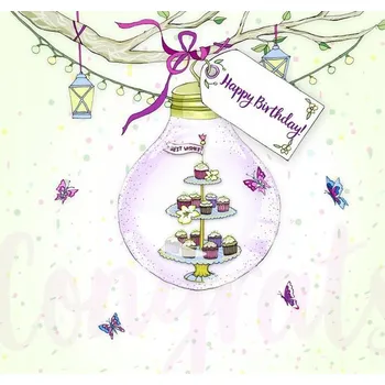 Obraz Vánoční přání 5,2 x 5,3 cm