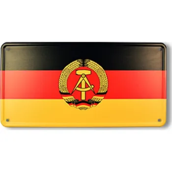 Plechová cedule Cedule plechová Promex vlajka NDR - barevná