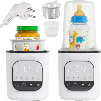 Ohřívač a sterilizátor OHŘÍVAČ LAHVÍ NA MLÉKO PRO DĚTI A MIMINKA MULTIFUNKČNÍ NOVA 5V1