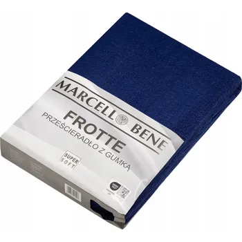 Prostěradlo Prostěradlo s gumou froté 180x200+30 cm, tmavě modrá