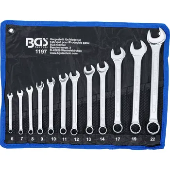 Klíč Sada očkoplochých klíčů, 6 - 22 mm, 12ks, BGS - B1197