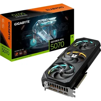 GIGABYTE VGA NVIDIA GeForce RTX 5070 GAMING OC 12G, 12G GDDR7, 3xDP, 1xHDMI
