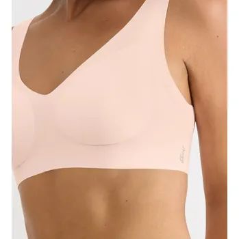 Podprsenka sloggi ZERO Feel 2.0 Bralette - PINK - SLOGGI PINK - SLOGGI XS