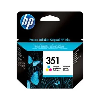 HP 351 - 3.5 ml - barva (azurová, purpurová, žlutá) - originální - inkoustová cartridge - pro Officejet J6415; Photosmart C4382,