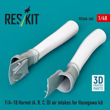Plastikový model Reskit 1/48 F/A-18 Hornet (A, B, C, D) air intakes (HAS)