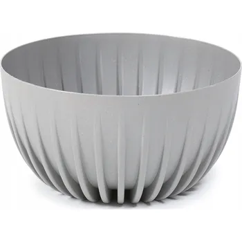 Květináč Květináč mísa Mira Eco Wood průměr 300 šedý Lamela