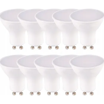 Žárovka 10x LED žárovka GU10 10W 1000lm Teplá bílá 3000K Sada